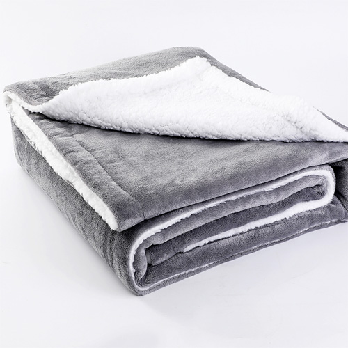 electric heated sherpa throw blanket