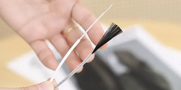 Zusammen gesetzte Nanokarbon-Faser linie