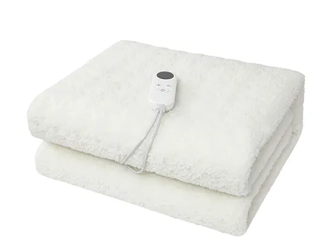 Sherpa Polyester elektrische Unter decke